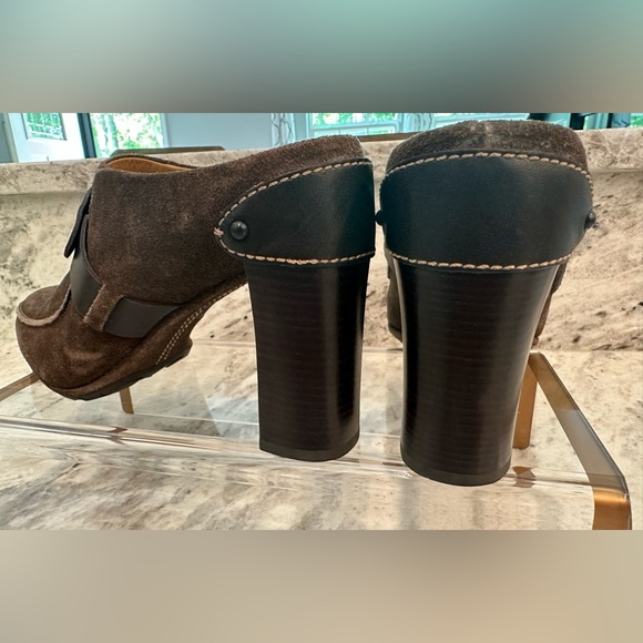 Cole Haan brown suede leather mules size 8.5 - Picture 4 of 7